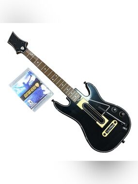 Guitar Hero Live And Disc Xbox One Black Gold 0000654 Controller No dongle